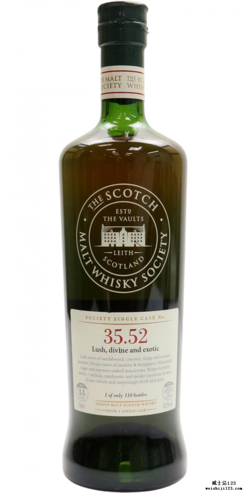 Glen Moray 1976 SMWS 35.52