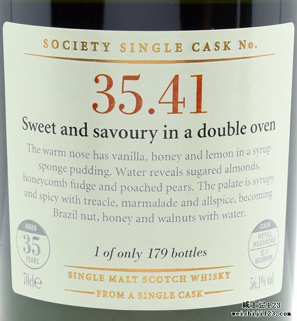 Glen Moray 1975 SMWS 35.41