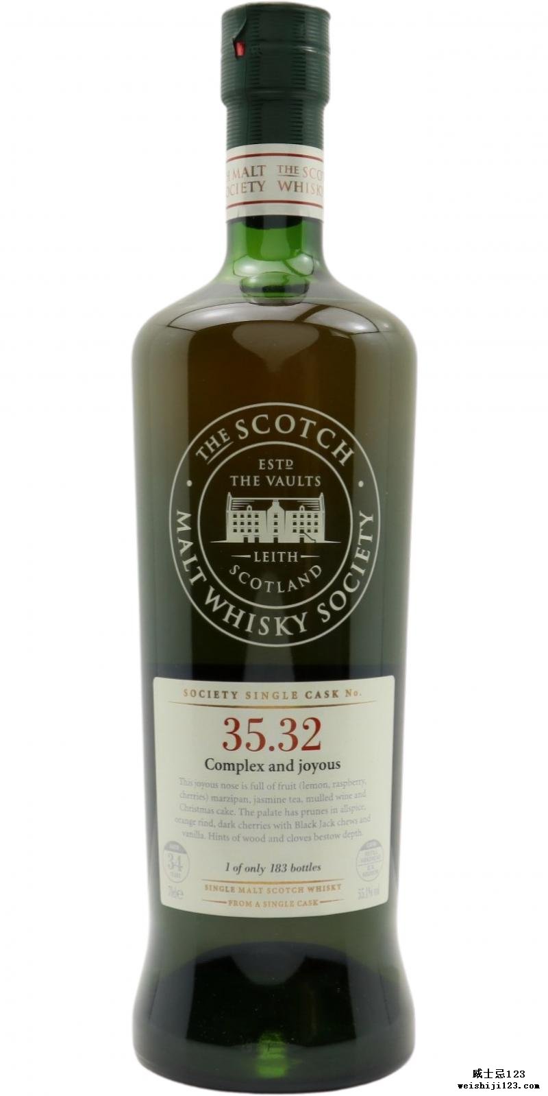 Glen Moray 1975 SMWS 35.32