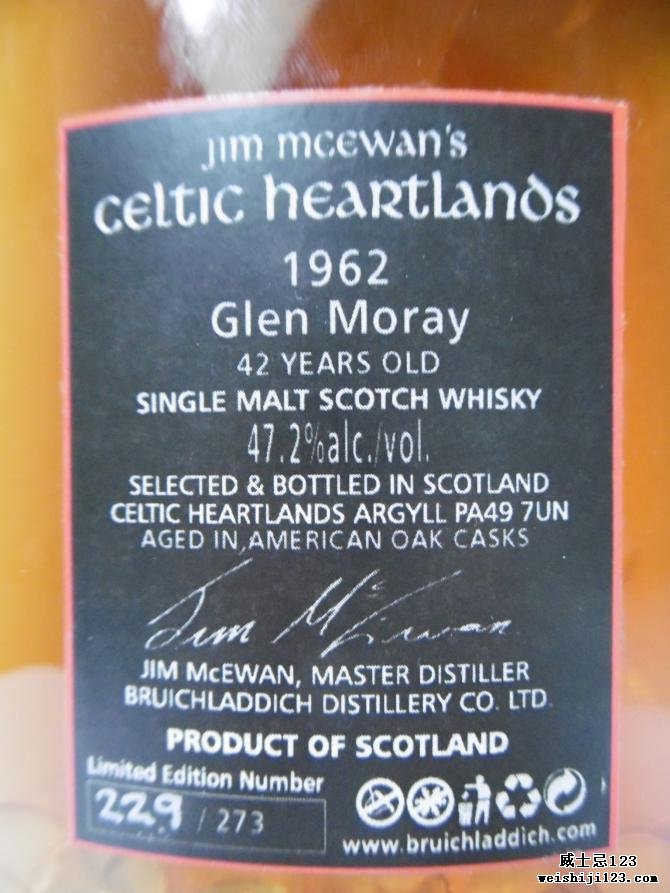 Glen Moray 1962 MM