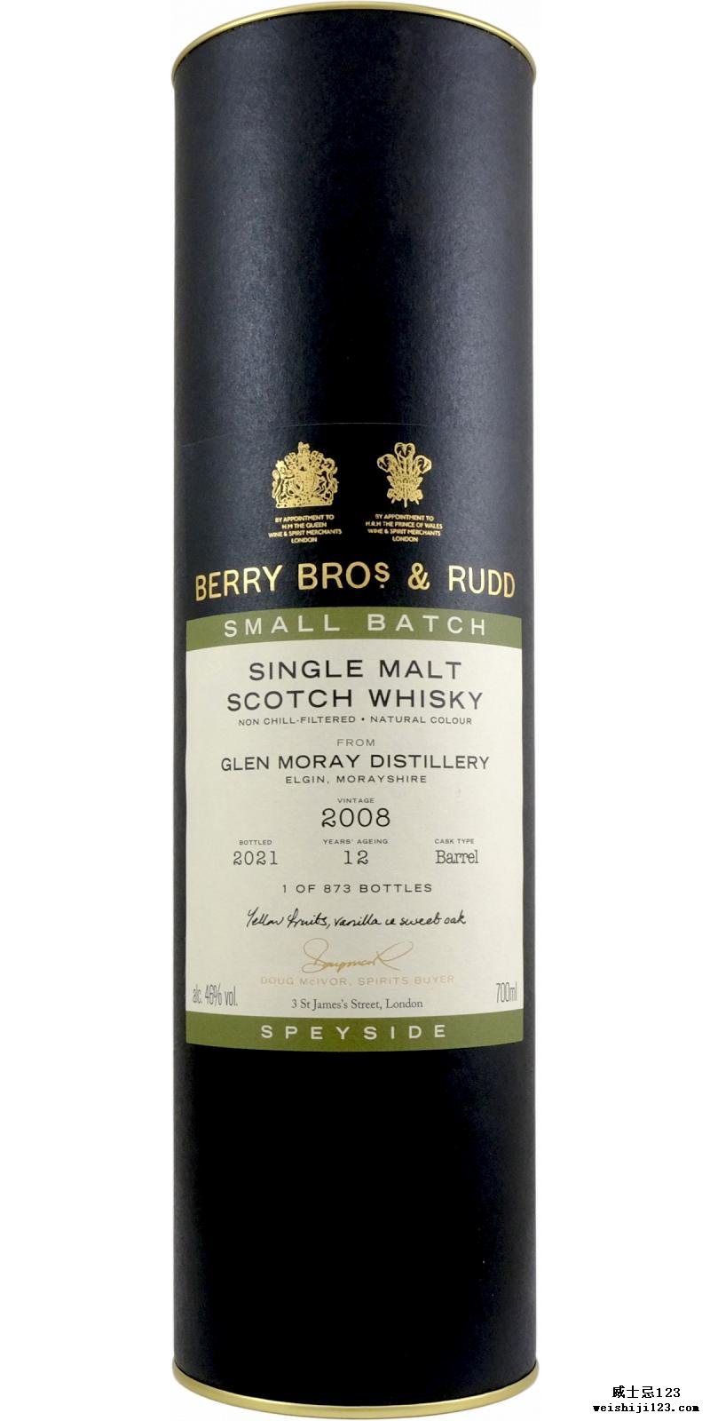 Glen Moray 2008 BR