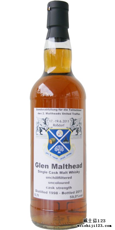 Glen Moray 1998 MoS Glen Malthead