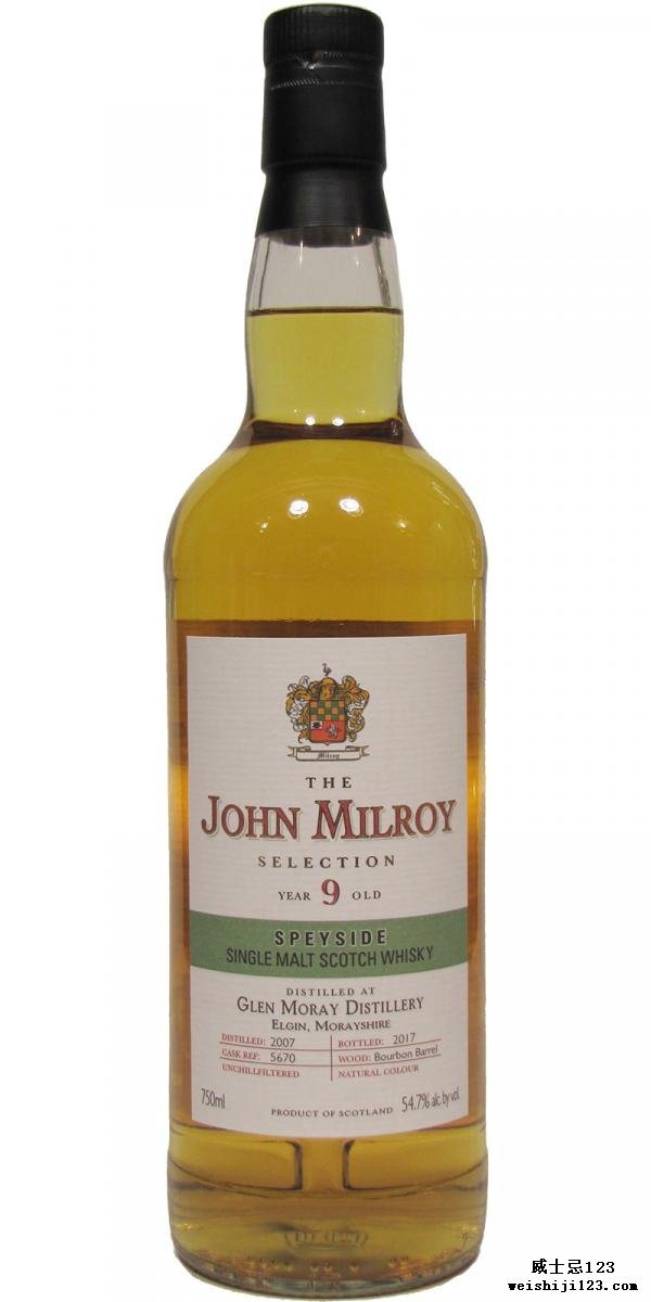 Glen Moray 2007 JY