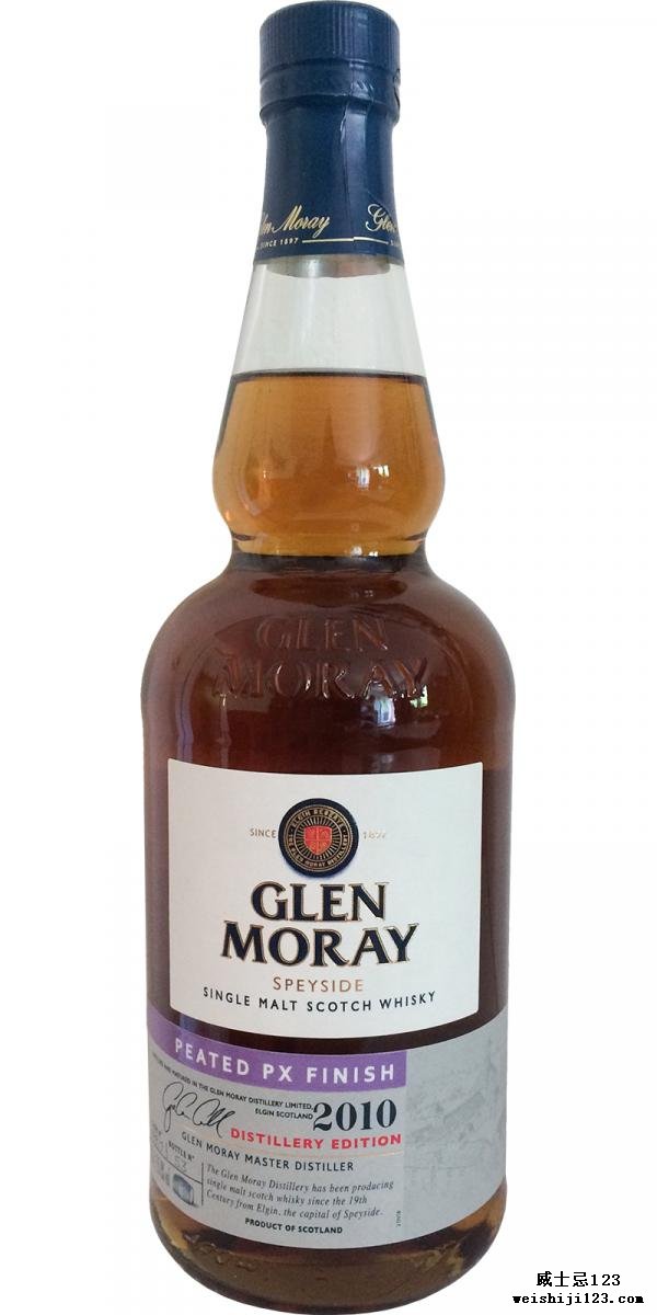 Glen Moray 2010 Peated PX Finish