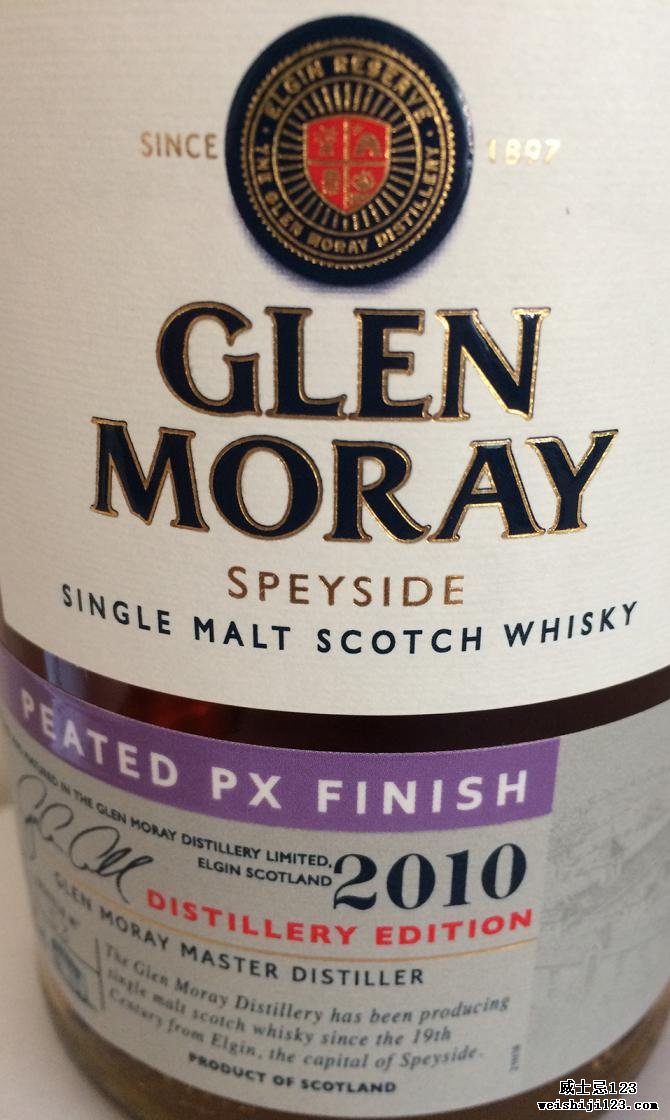 Glen Moray 2010 Peated PX Finish