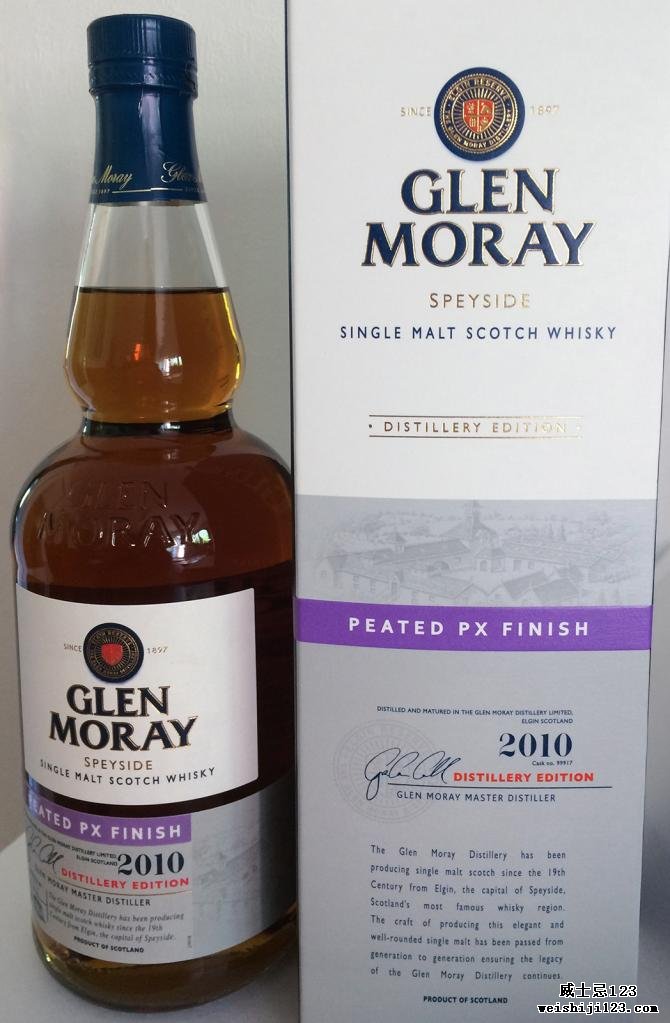 Glen Moray 2010 Peated PX Finish