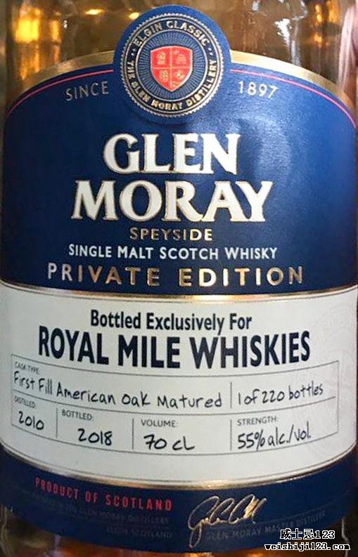 Glen Moray 2010