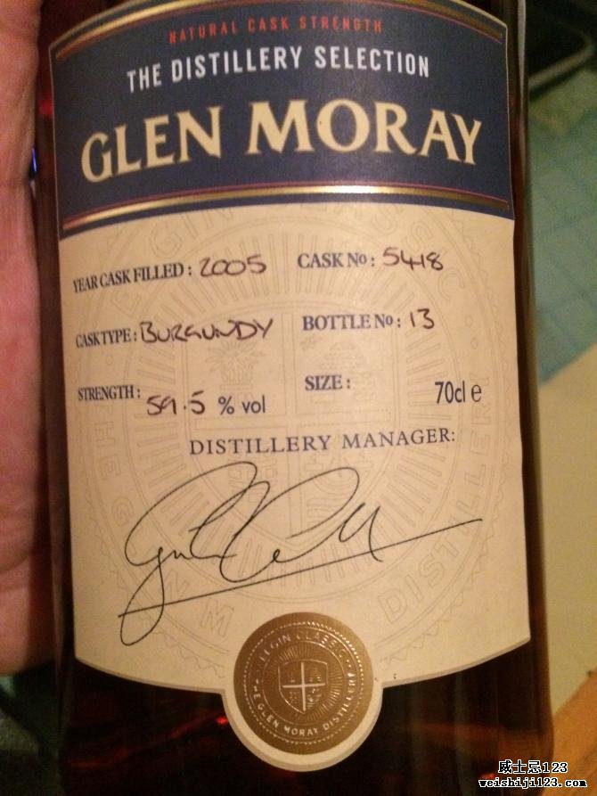 Glen Moray 2005