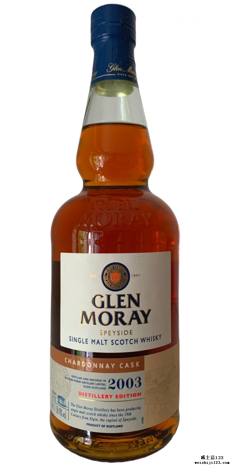 Glen Moray 2003 Chardonnay Cask