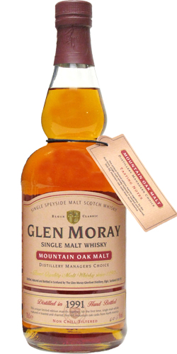 Glen Moray 1991 Mountain Oak Malt