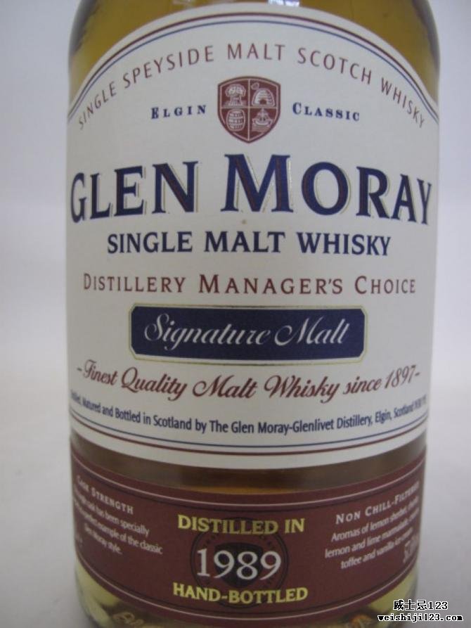 Glen Moray 1989
