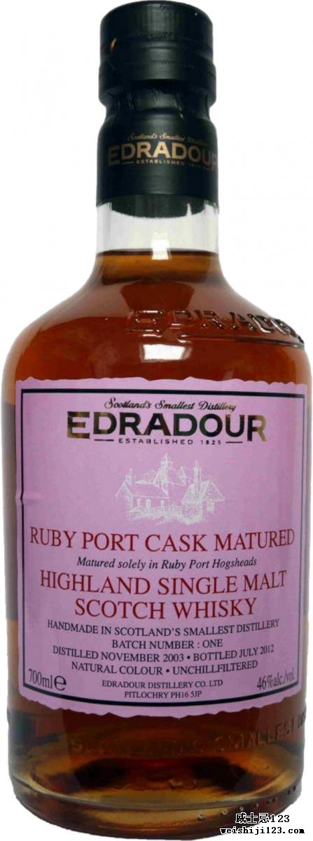 Edradour 2003 Port Cask