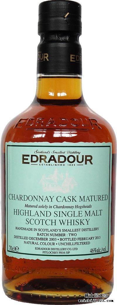 Edradour 2003 Chardonnay Cask