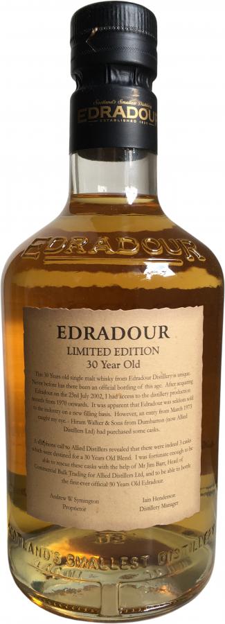 Edradour 30-year-old