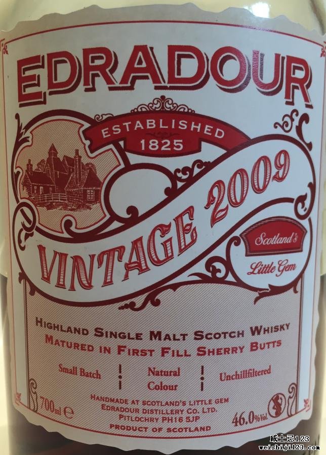 Edradour 2009 Vintage