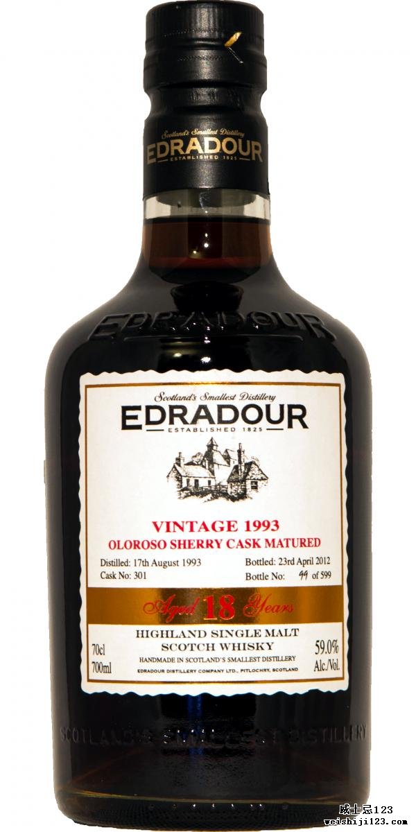 Edradour 1993 Vintage