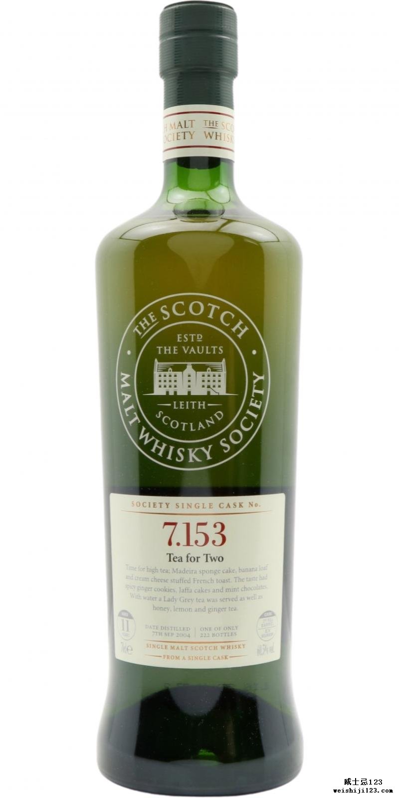 Longmorn 2004 SMWS 7.153