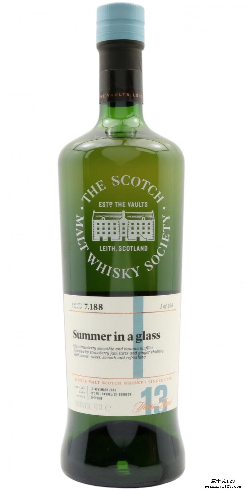 Longmorn 2003 SMWS 7.188