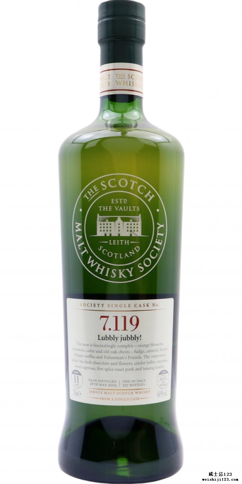 Longmorn 2003 SMWS 7.119