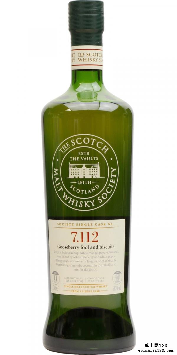 Longmorn 2003 SMWS 7.112