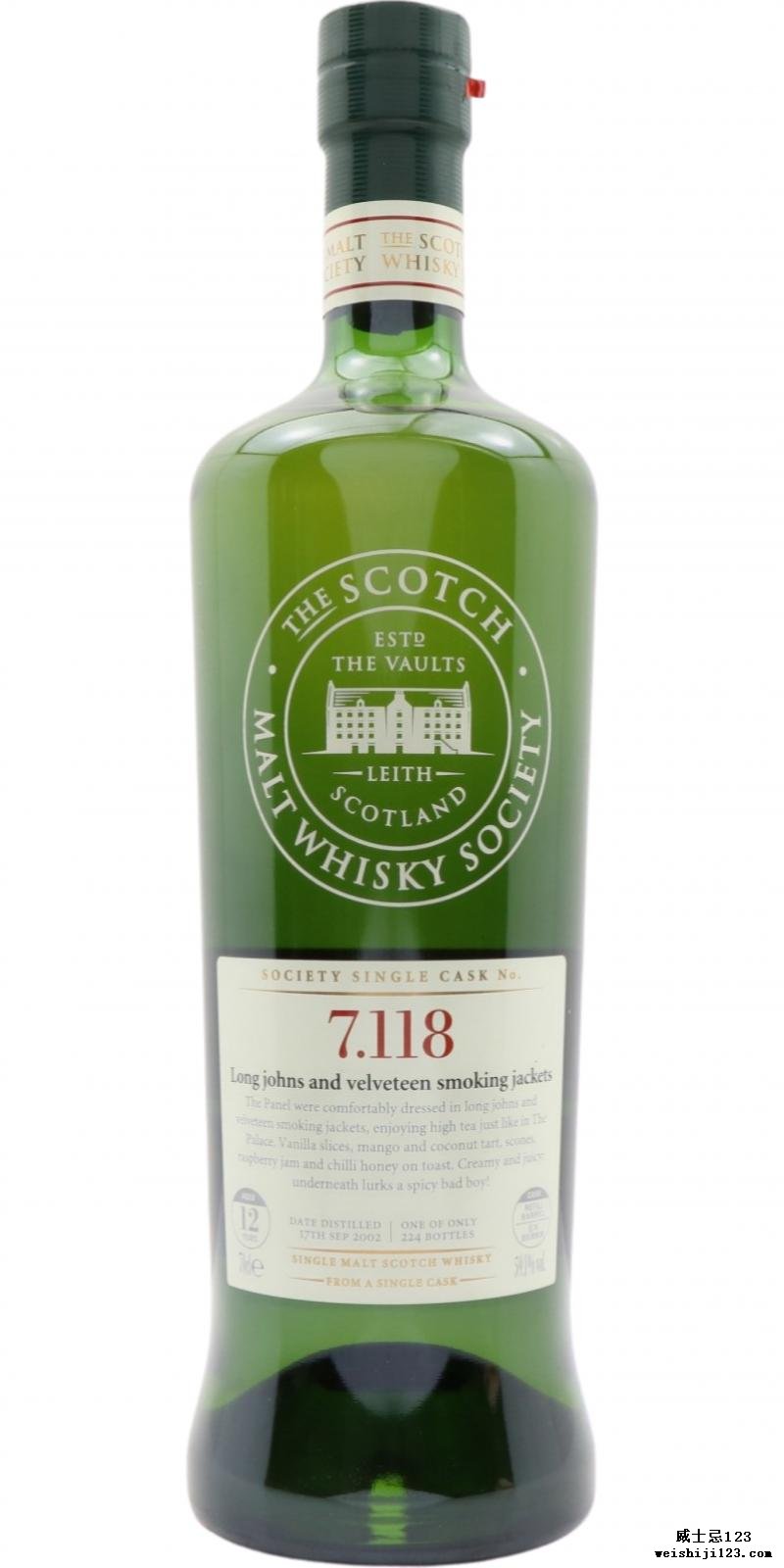 Longmorn 2002 SMWS 7.118