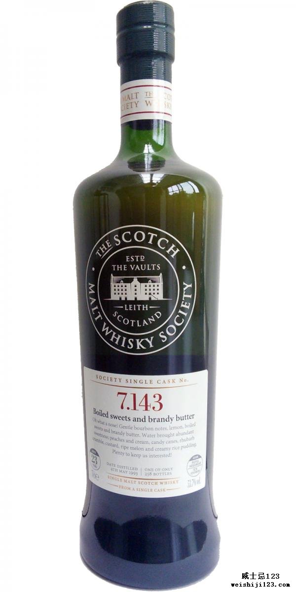 Longmorn 1993 SMWS 7.143