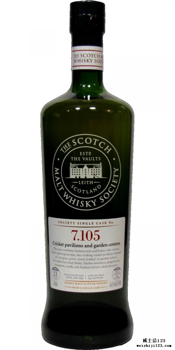 Longmorn 1993 SMWS 7.105