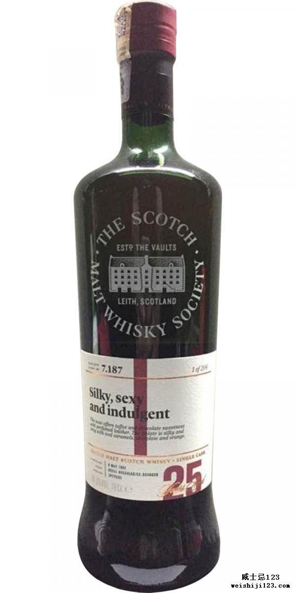 Longmorn 1992 SMWS 7.187