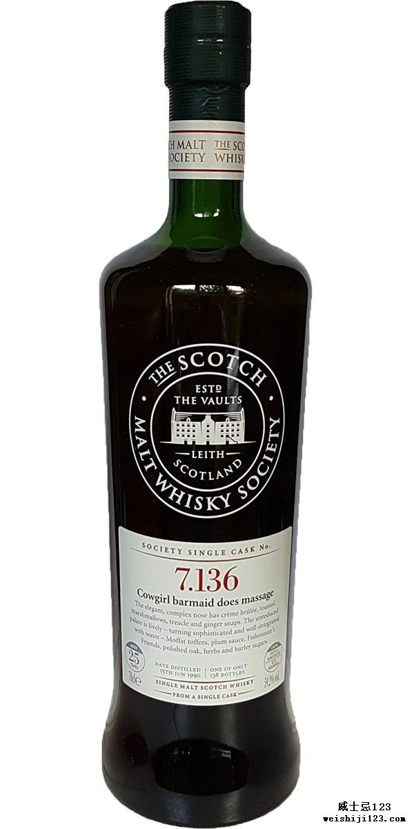 Longmorn 1990 SMWS 7.136