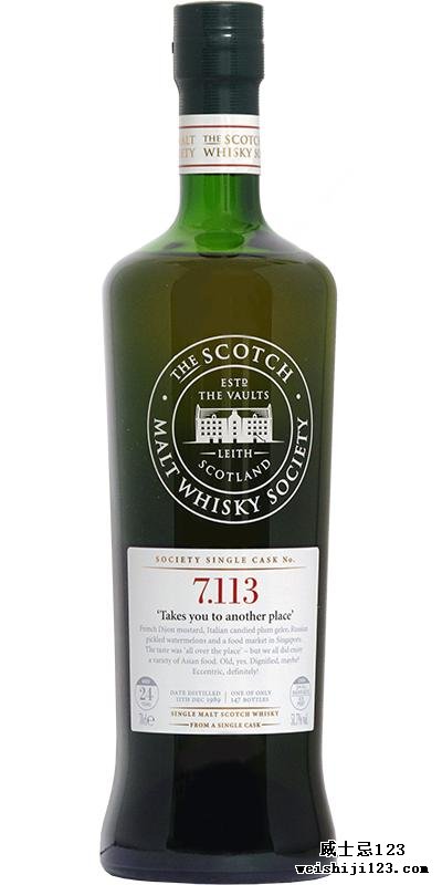 Longmorn 1989 SMWS 7.113