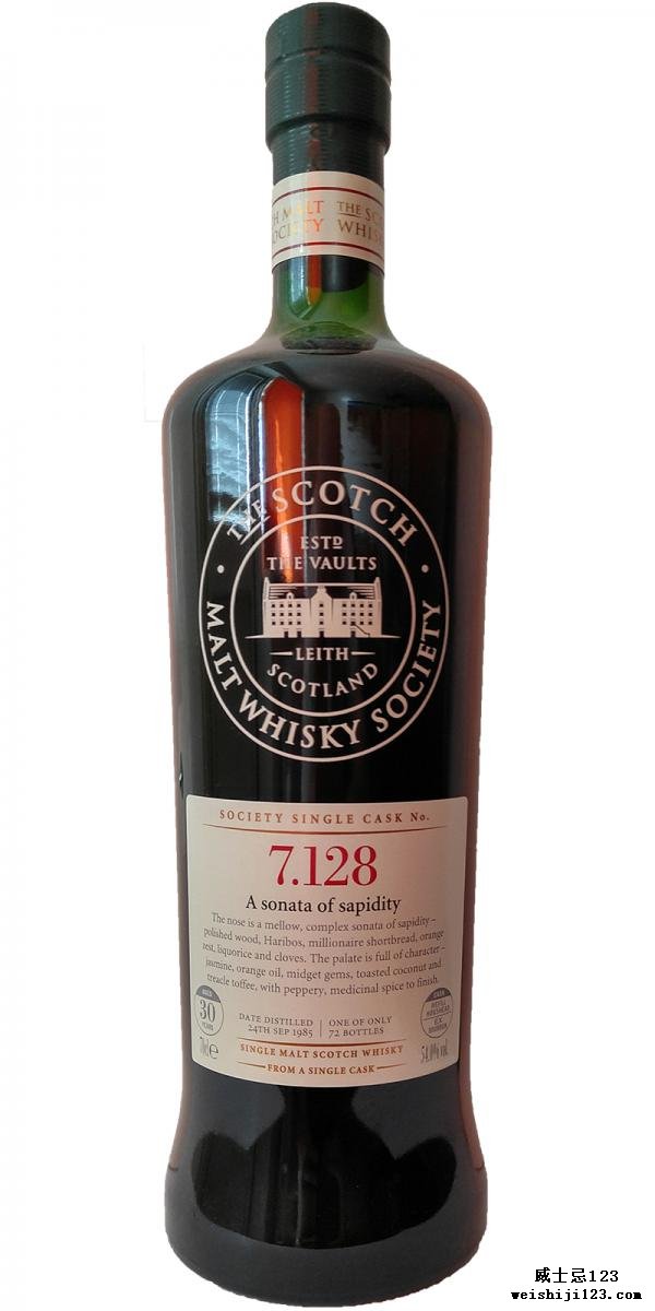 Longmorn 1985 SMWS 7.128