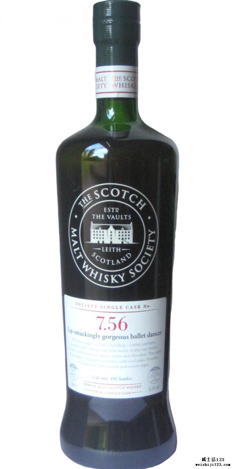 Longmorn 1984 SMWS 7.56