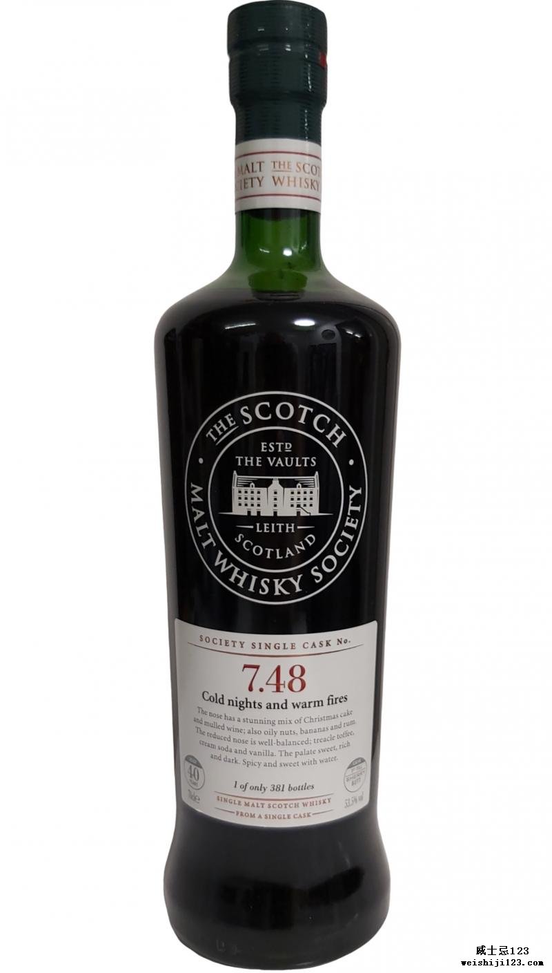 Longmorn 1968 SMWS 7.48