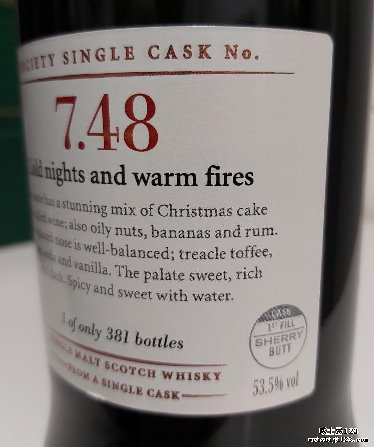 Longmorn 1968 SMWS 7.48