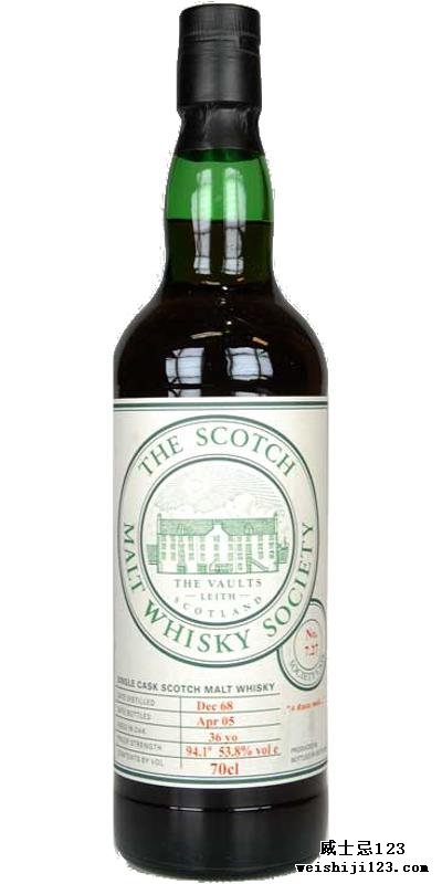 Longmorn 1968 SMWS 7.27