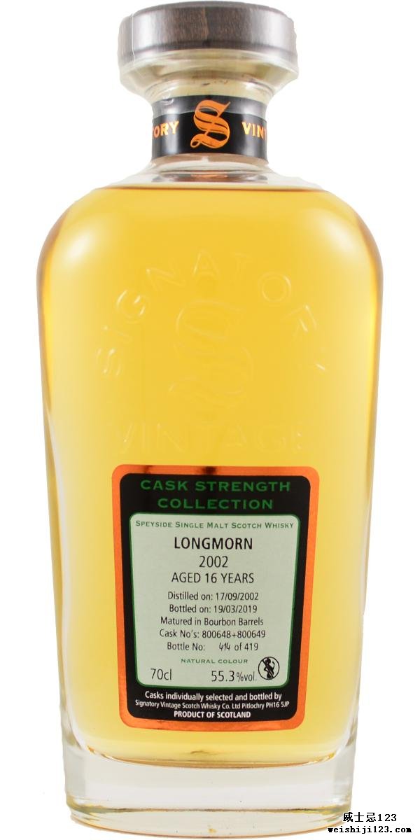 Longmorn 2002 SV