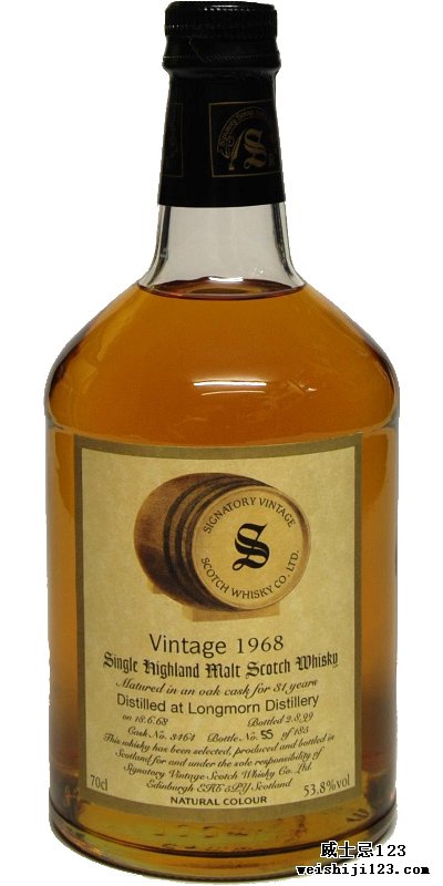 Longmorn 1968 SV