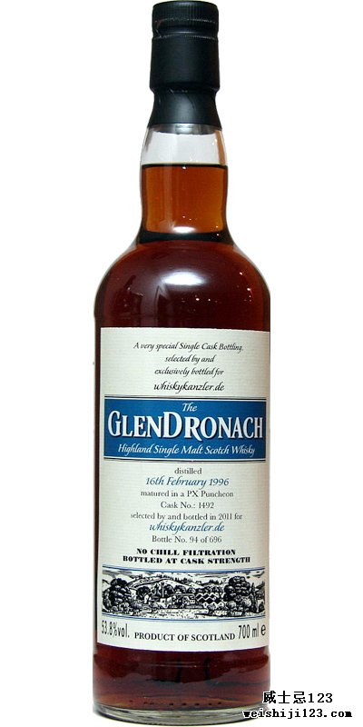 Glendronach 1996 Wk