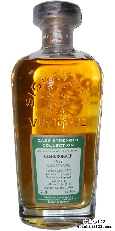 Glendronach 1977 SV