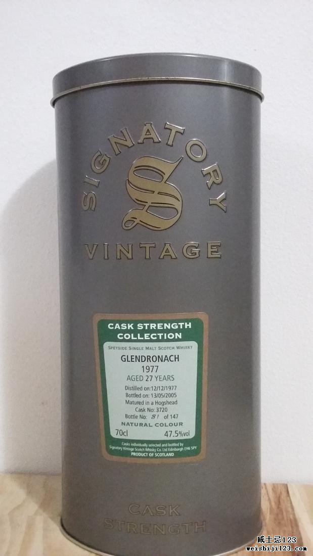 Glendronach 1977 SV