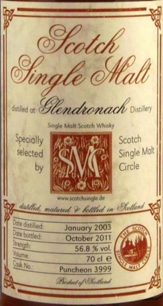 Glendronach 2003 MC