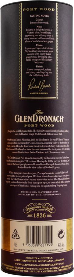 Glendronach Port Wood