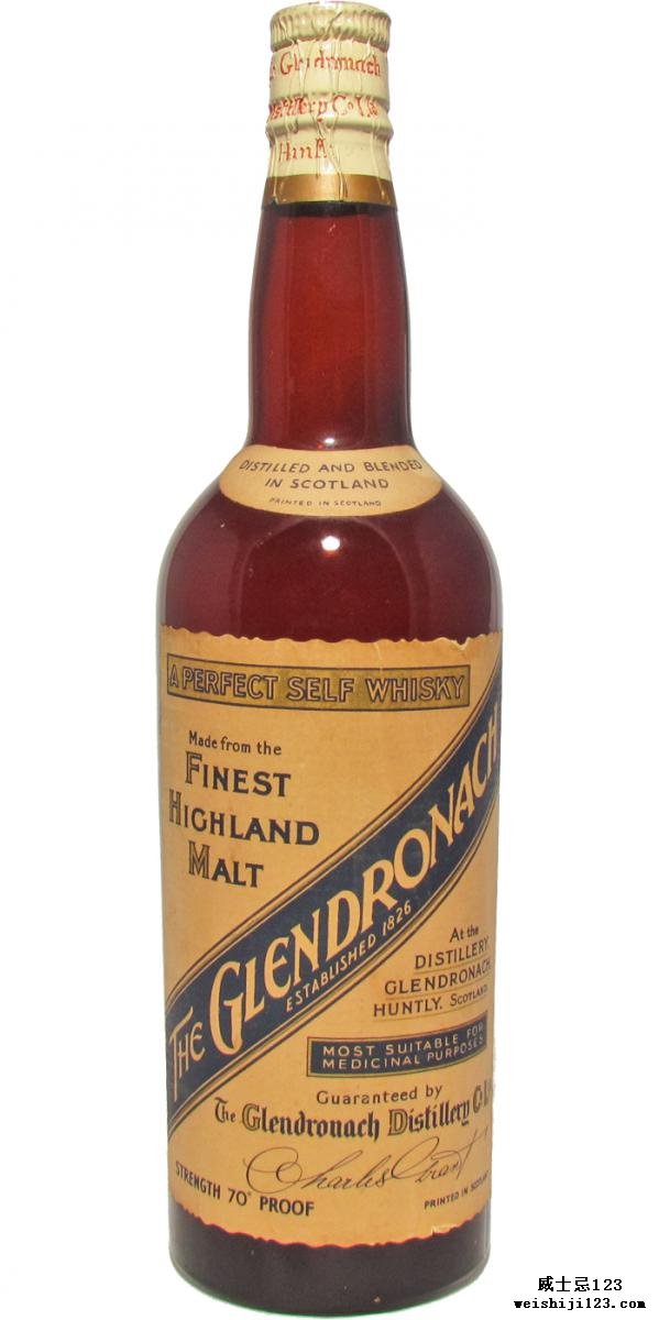 Glendronach A Perfect Self Whisky