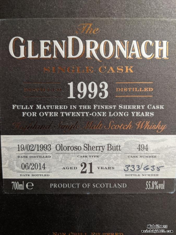 Glendronach 1993