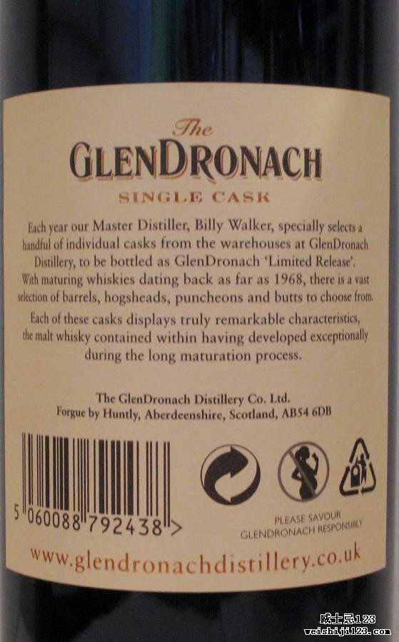 Glendronach 1989