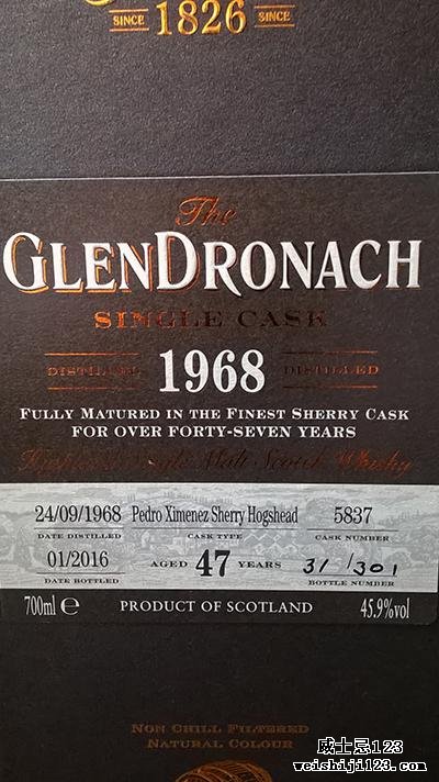 Glendronach 1968