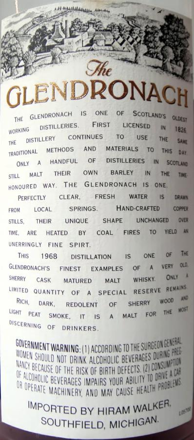 Glendronach 1968