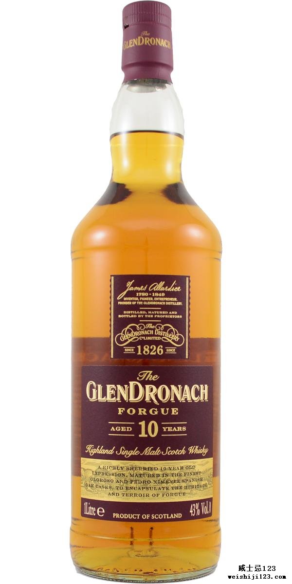 Glendronach 10-year-old Forgue
