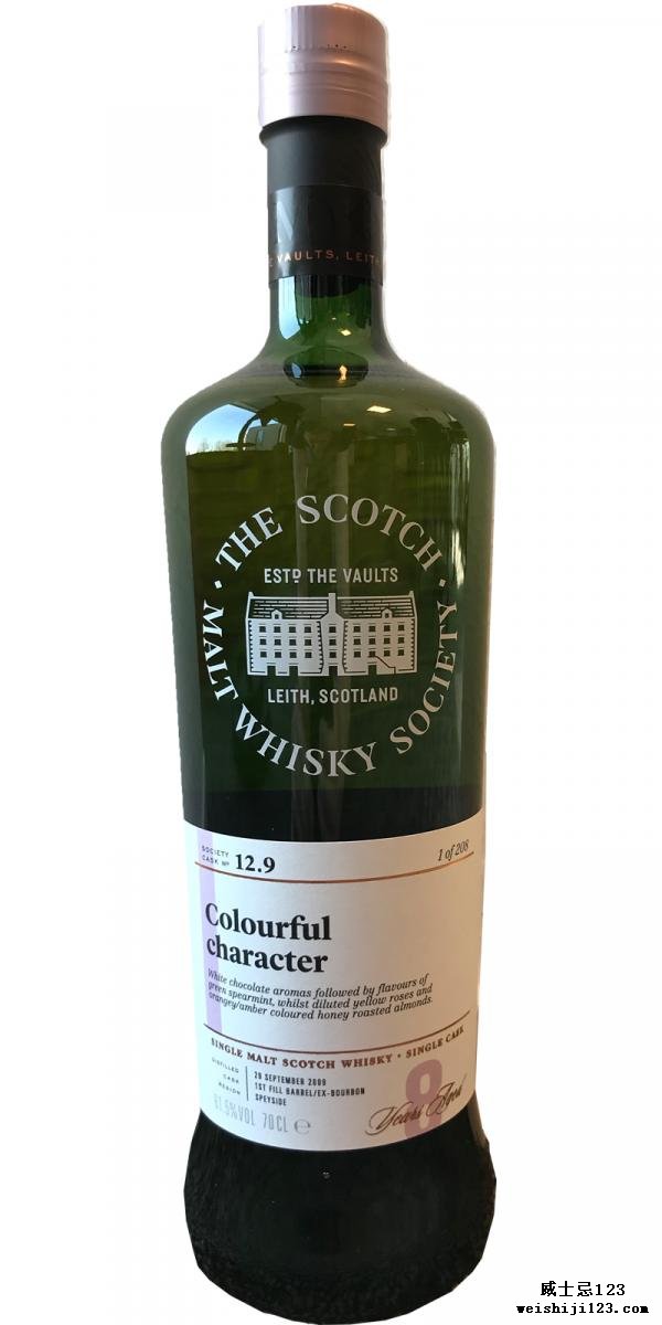 BenRiach 2009 SMWS 12.9