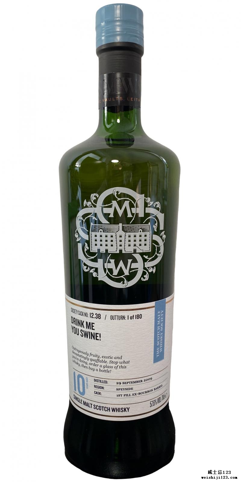 BenRiach 2009 SMWS 12.38